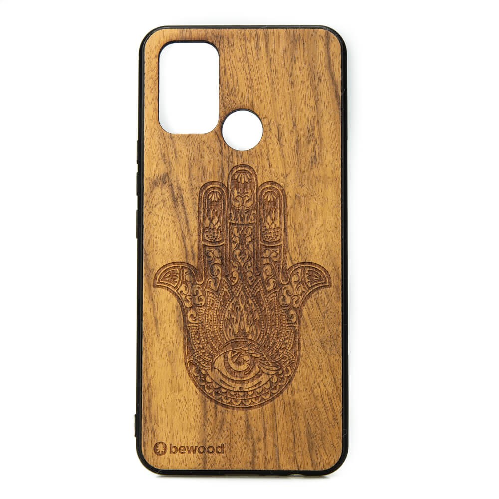 Drewniane Etui Realme 7i HAMSA IMBUIA (1)