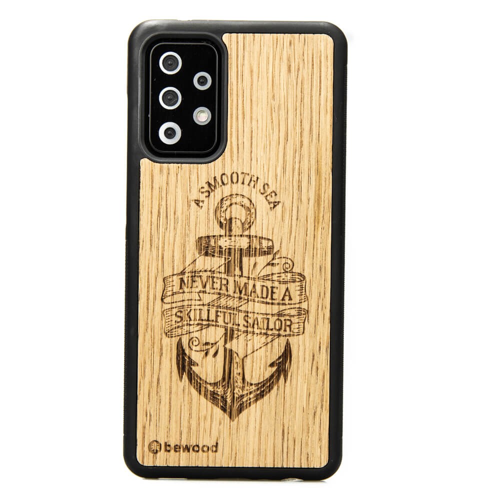 Drewniane Etui na Samsung Galaxy A52/A52s 5G KOTWICA DĄB (1)