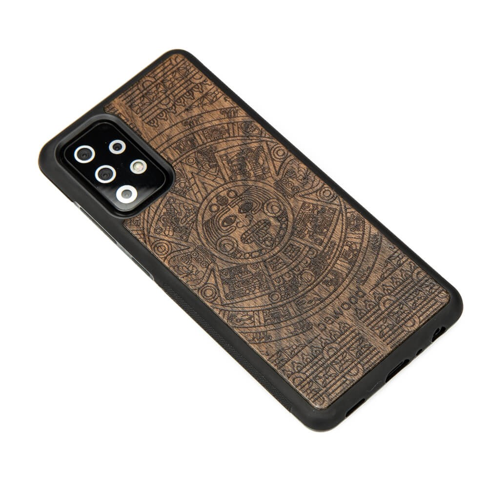 Drewniane Etui na Samsung Galaxy A52/A52s 5G KALENDARZ AZTECKI ZIRICOTE (2)