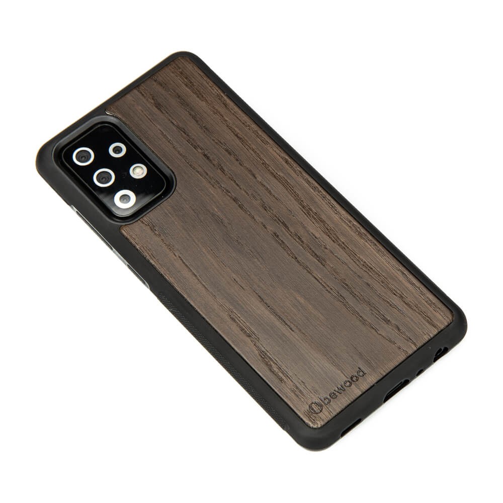 Drewniane Etui na Samsung Galaxy A52/A52s 5G DĄB WĘDZONY (2)