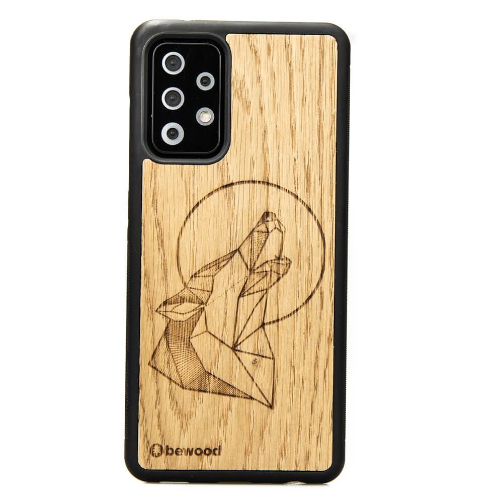 Drewniane Etui na Samsung Galaxy A72 5G WILK DĄB (1)