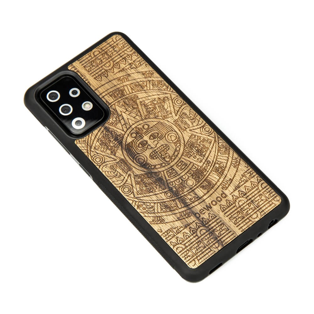 Drewniane Etui na Samsung Galaxy A72 5G KALENDARZ AZTECKI LIMBA (2)