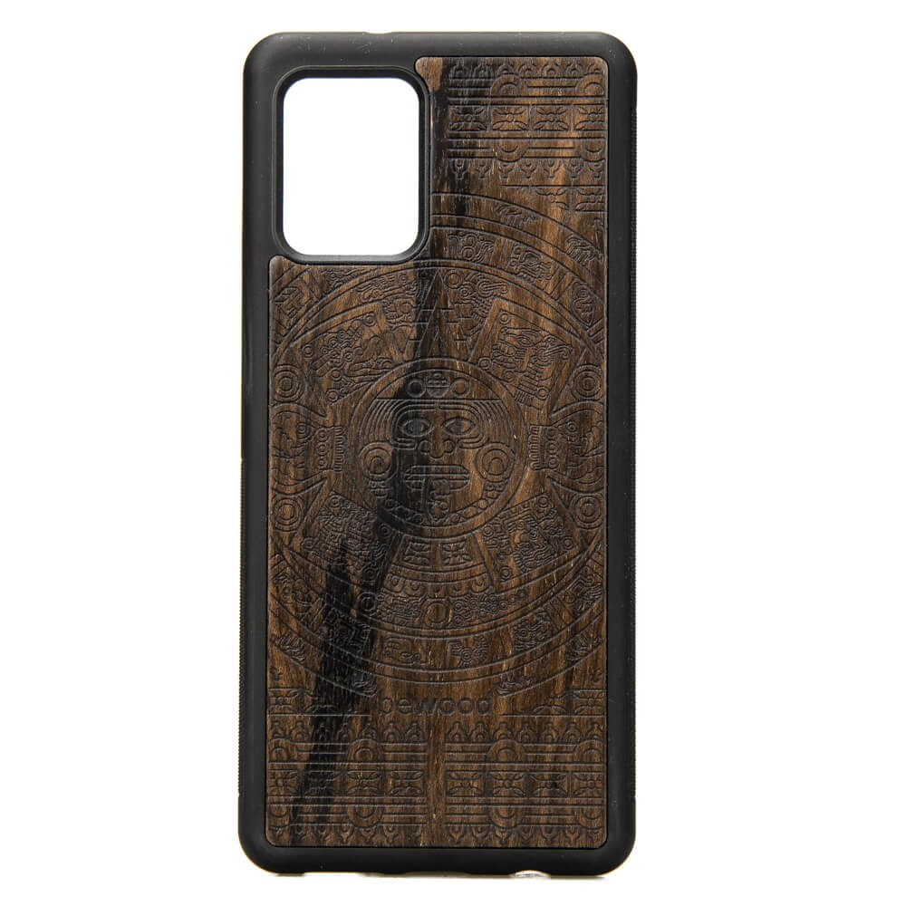 Samsung Galaxy A42 5G Aztec Calendar Ziricote Wood Case (1)