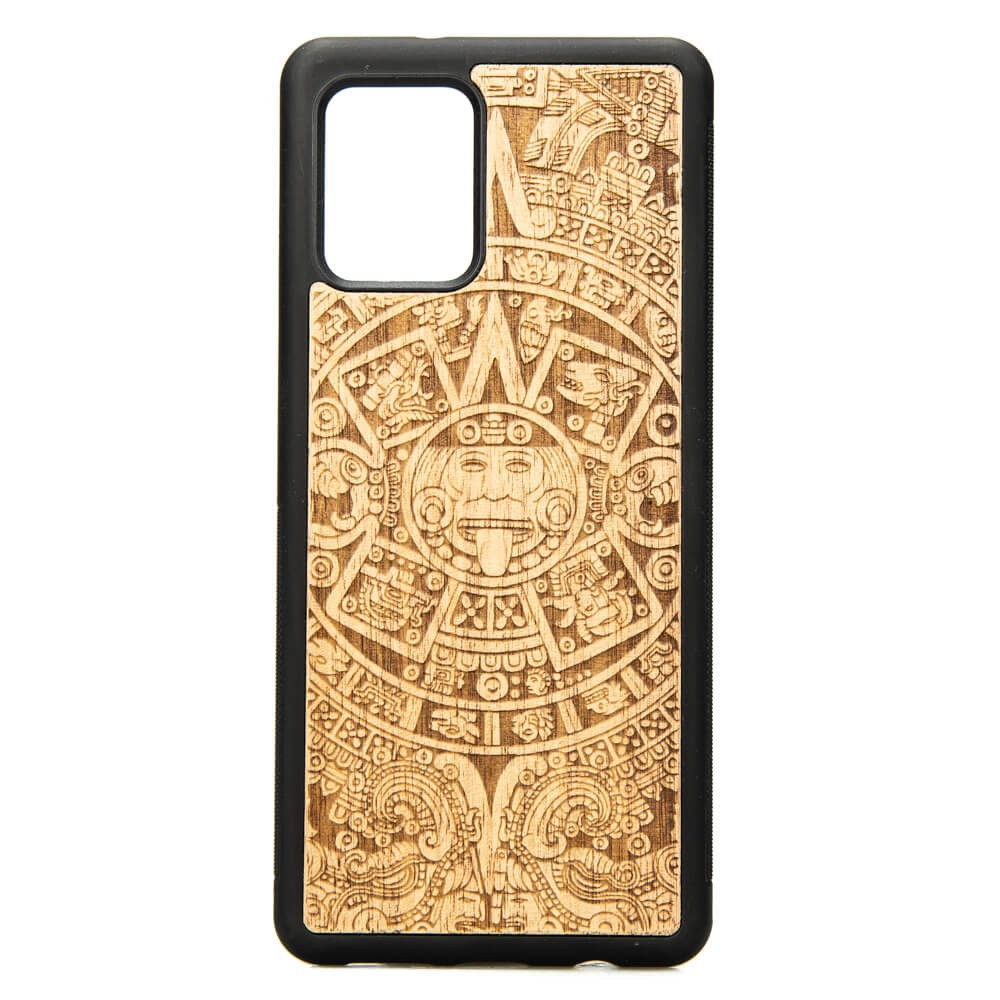 Drewniane Etui na Samsung Galaxy A42 5G KALENDARZ AZTECKI ANIEGRE (1)