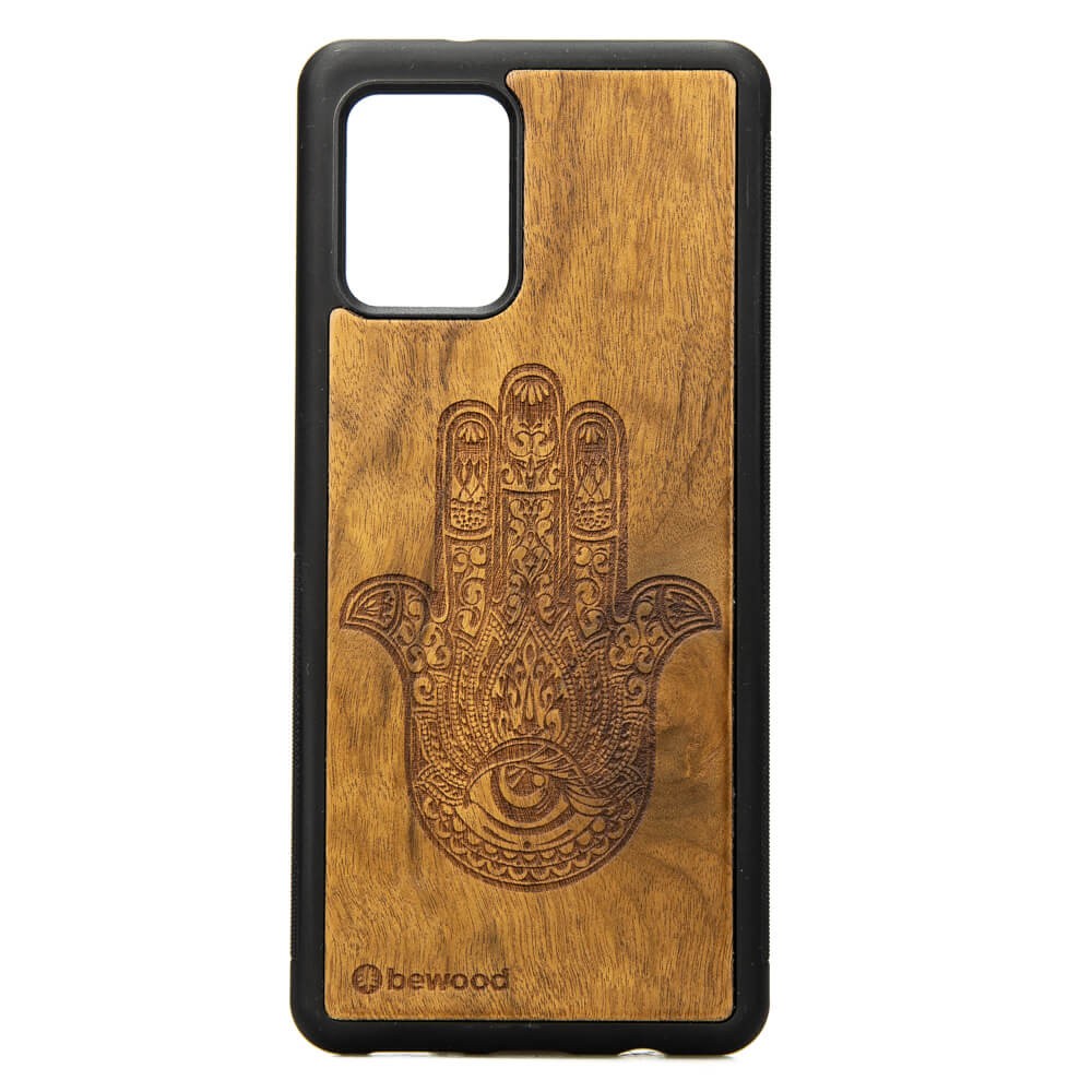 Drewniane Etui na Samsung Galaxy A42 5G HAMSA IMBUIA (1)