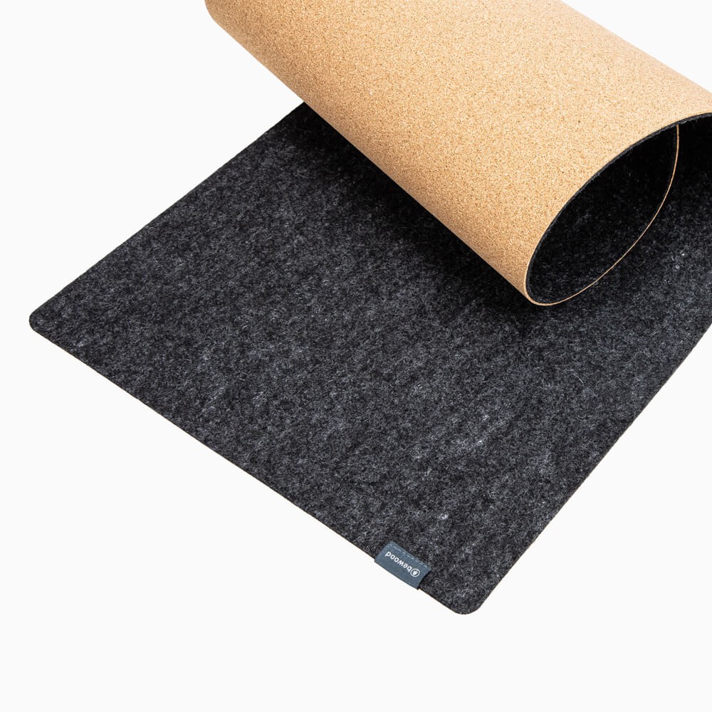 Felt Desk Mat - Size S - Dark (3)