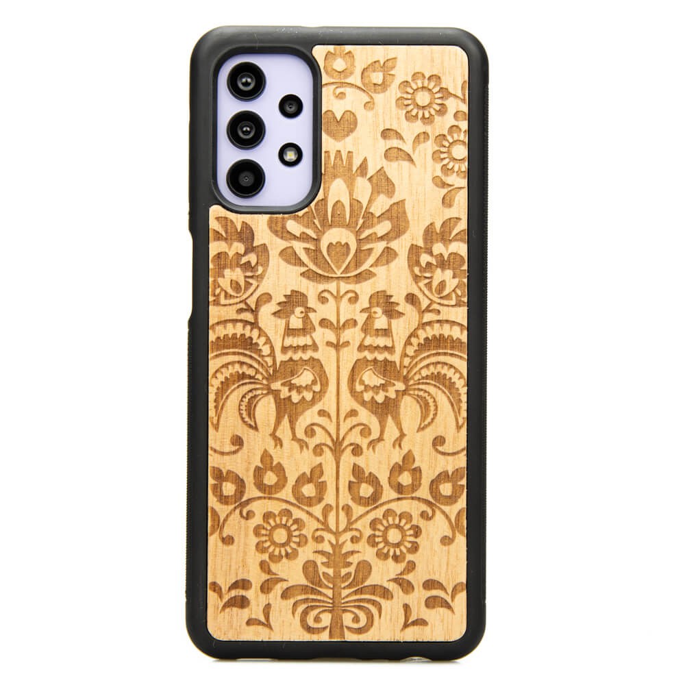 Drewniane Etui na Samsung Galaxy A32 5G POLSKI FOLK ANIEGRE (1)
