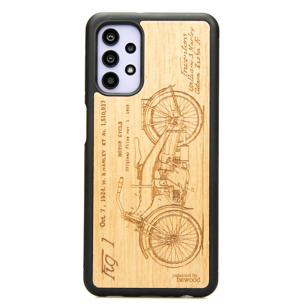 Drewniane Etui na Samsung Galaxy A32 5G HARLEY PATENT ANIEGRE (1)