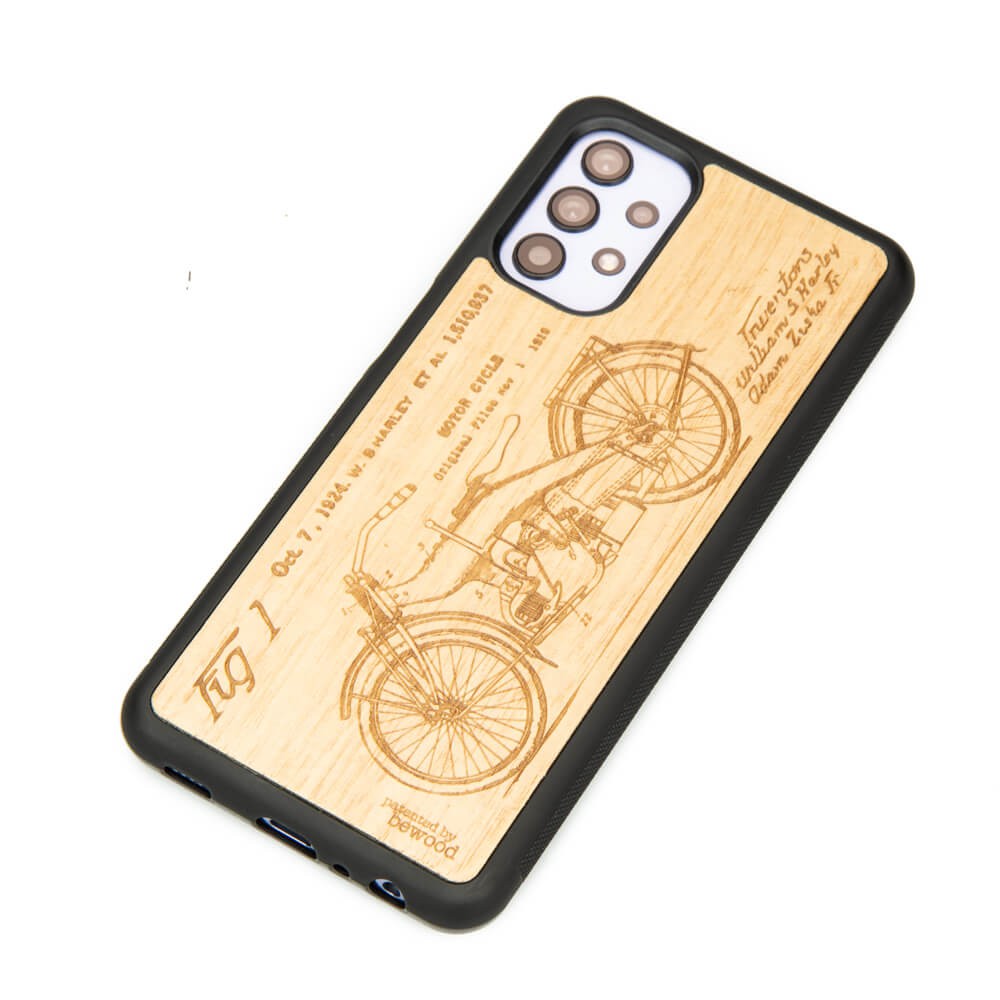 Drewniane Etui na Samsung Galaxy A32 5G HARLEY PATENT ANIEGRE (2)