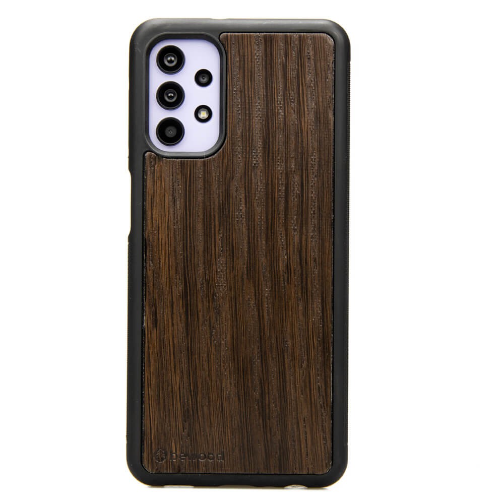 Drewniane Etui na Samsung Galaxy A32 5G DĄB WĘDZONY (1)