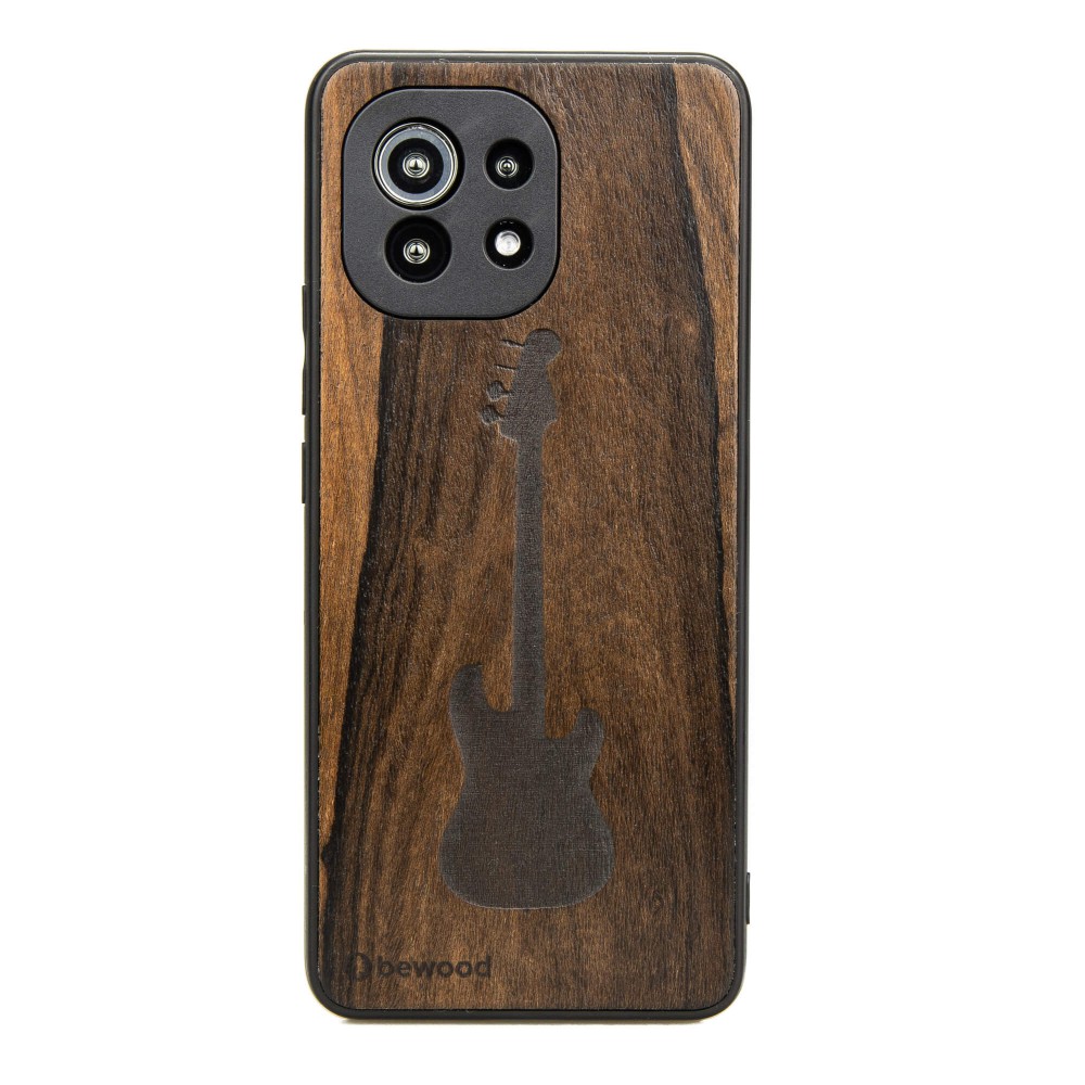 Drewniane Etui Xiaomi Mi 11 Lite / 5G / 5G NE GITARA ZIRICOTE (1)