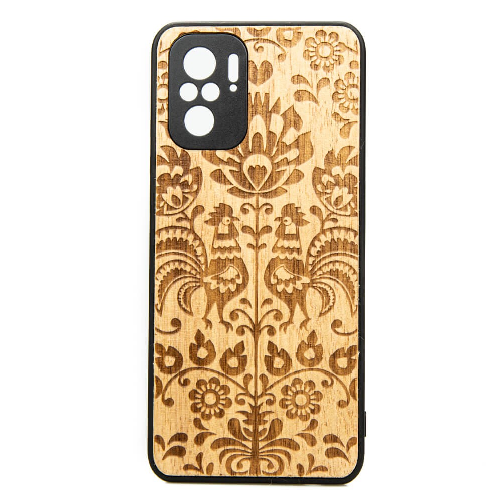 Drewniane Etui Xiaomi Redmi Note 10 POLSKI FOLK ANIEGRE (1)