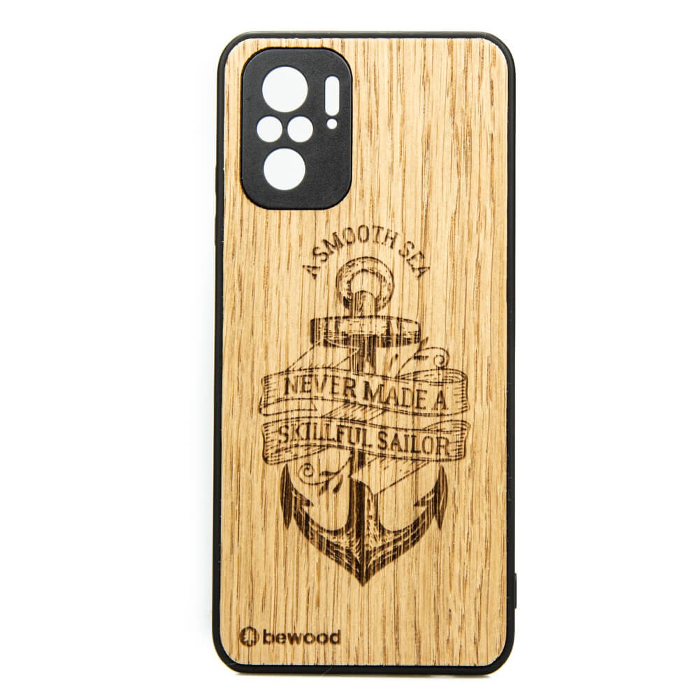 Drewniane Etui Xiaomi Redmi Note 10 KOTWICA DĄB (1)