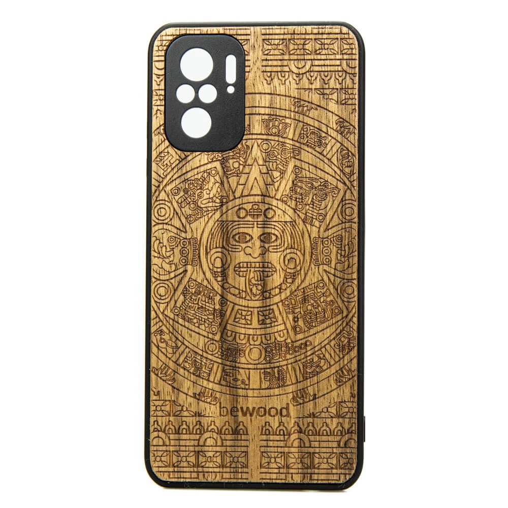 Drewniane Etui Xiaomi Redmi Note 10 KALENDARZ AZTECKI LIMBA (1)