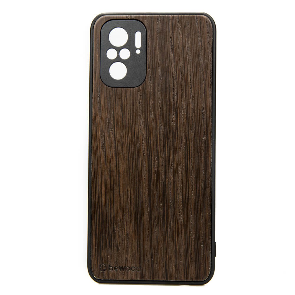 Drewniane Etui Xiaomi Redmi Note 10 DĄB WĘDZONY (1)