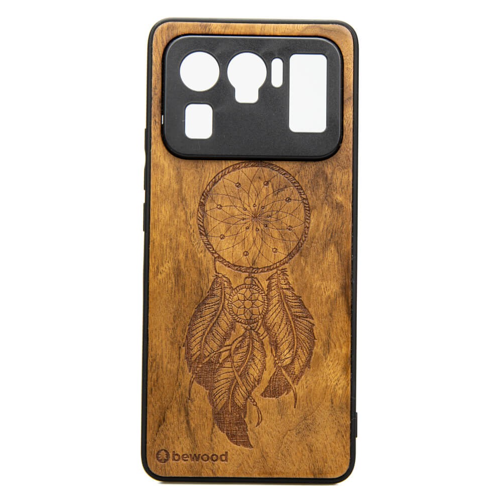 Drewniane Etui Xiaomi Mi 11 Ultra ŁAPACZ SNÓW IMBUIA (1)