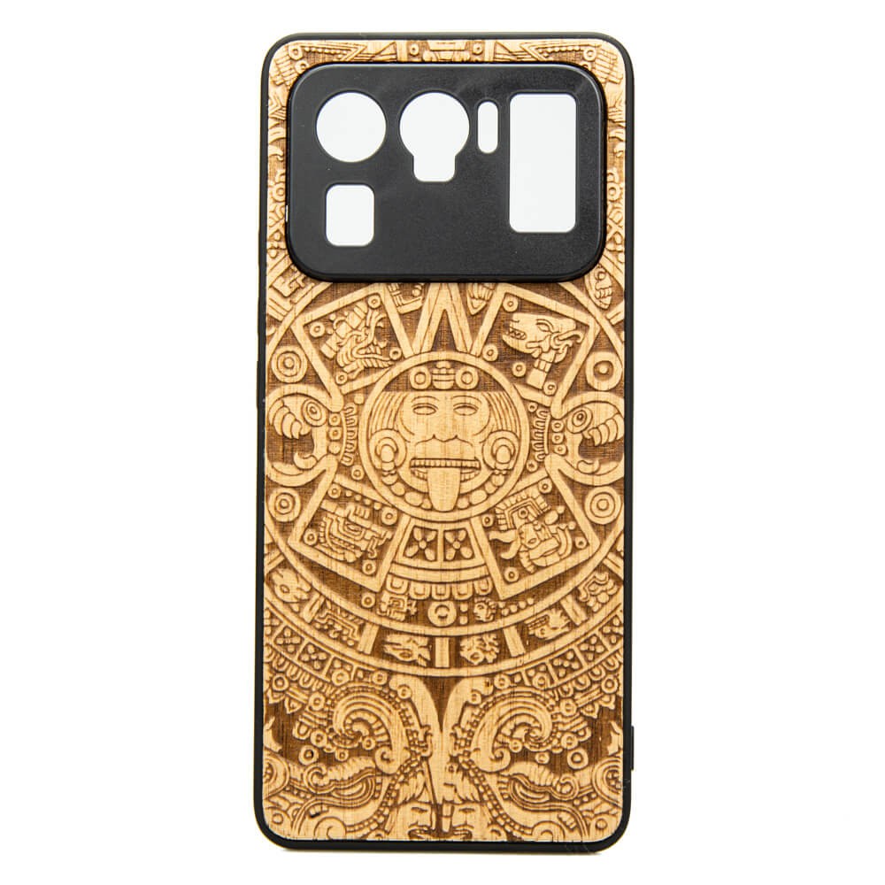 Drewniane Etui Xiaomi Mi 11 Ultra KALENDARZ AZTECKI ANIEGRE (1)