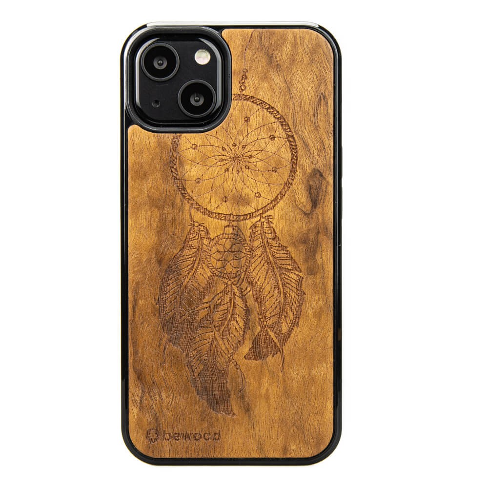 Drewniane Etui na iPhone 13 ŁAPACZ SNÓW IMBUIA (1)