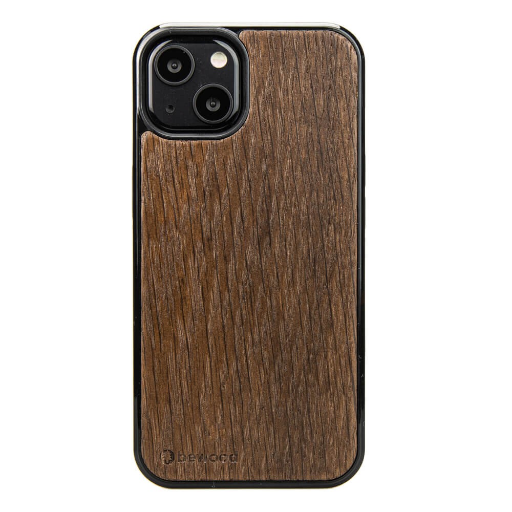 Drewniane Etui na iPhone 13 DĄB WĘDZONY (1)