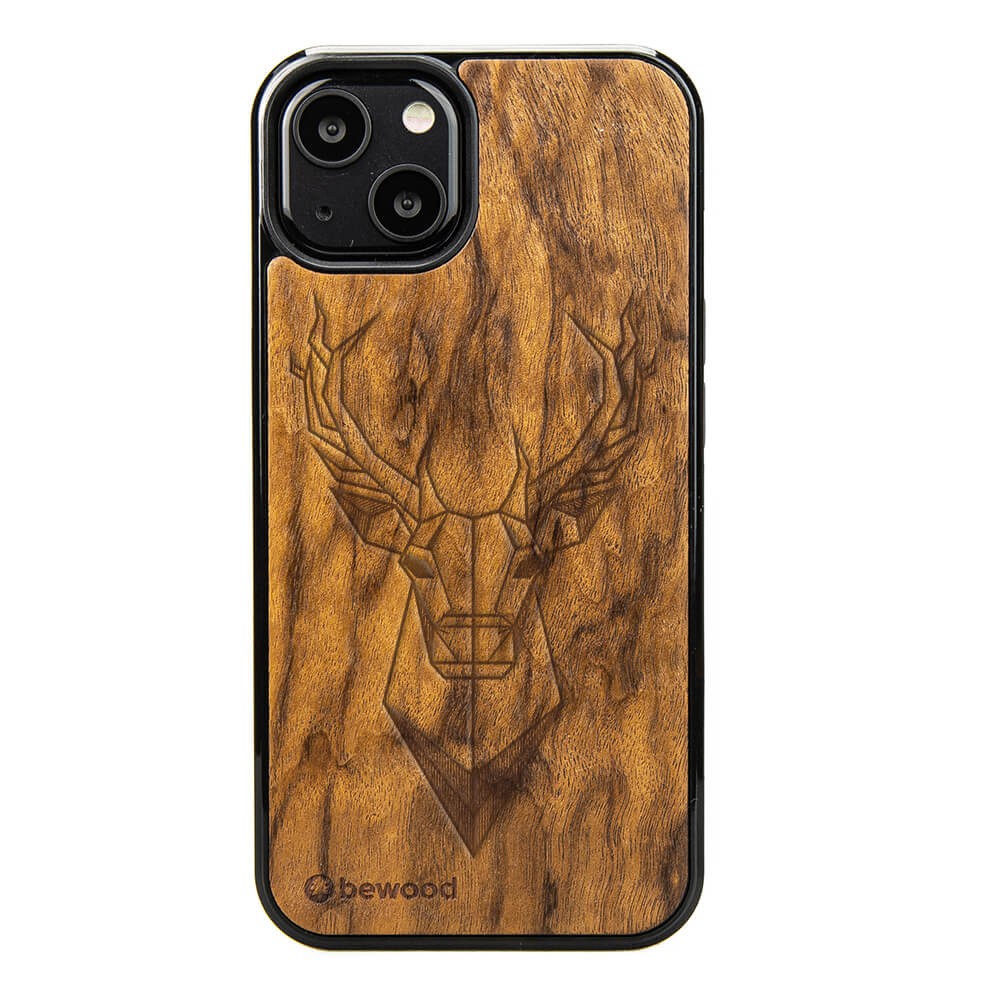 Drewniane Etui na iPhone 13 JELEŃ IMBUIA (1)