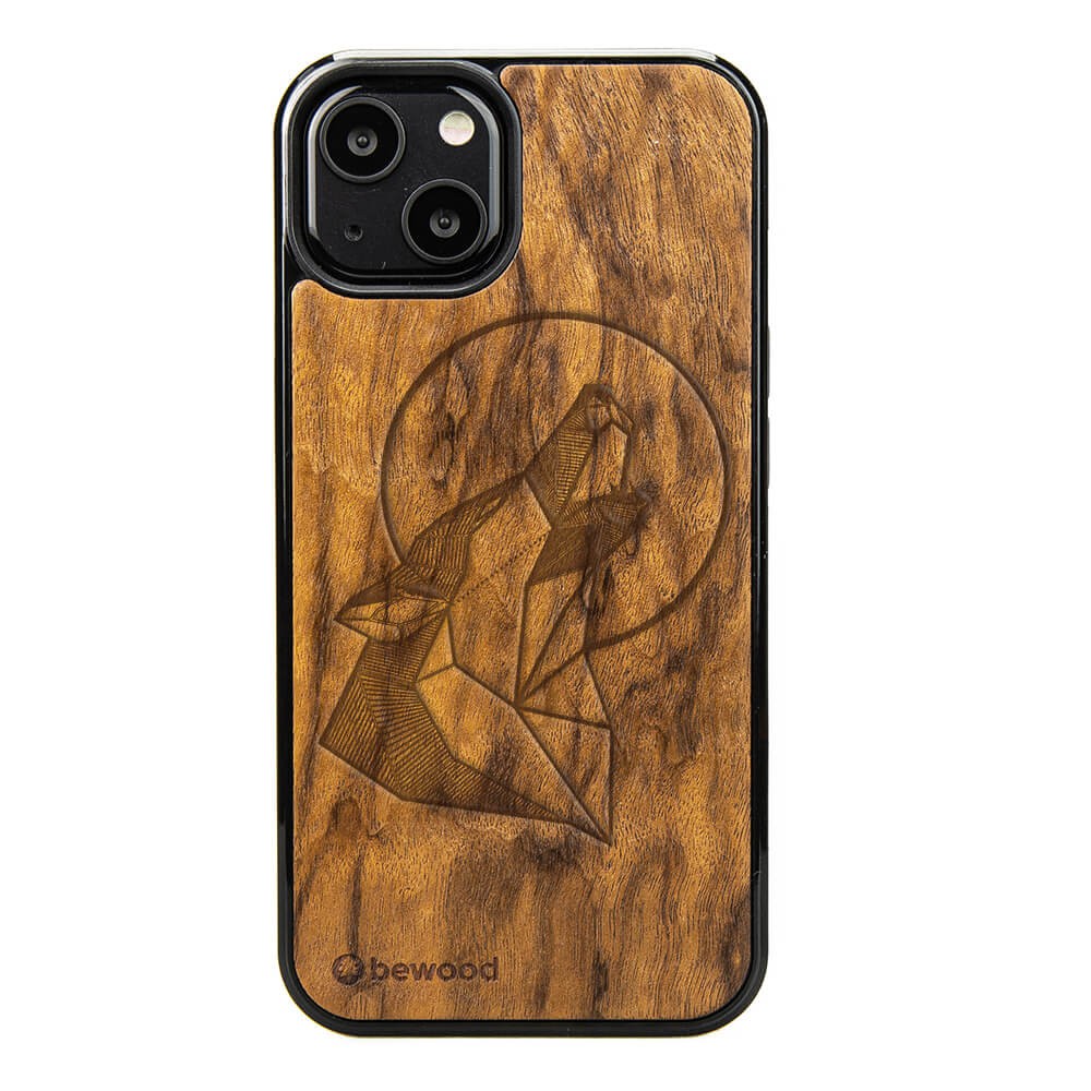 Drewniane Etui na iPhone 13 WILK IMBUIA (1)
