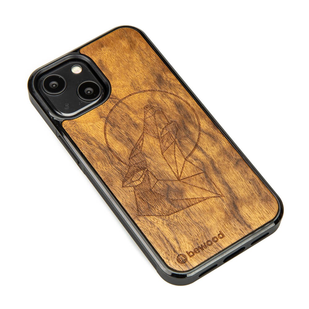 Drewniane Etui na iPhone 13 Mini WILK IMBUIA (2)