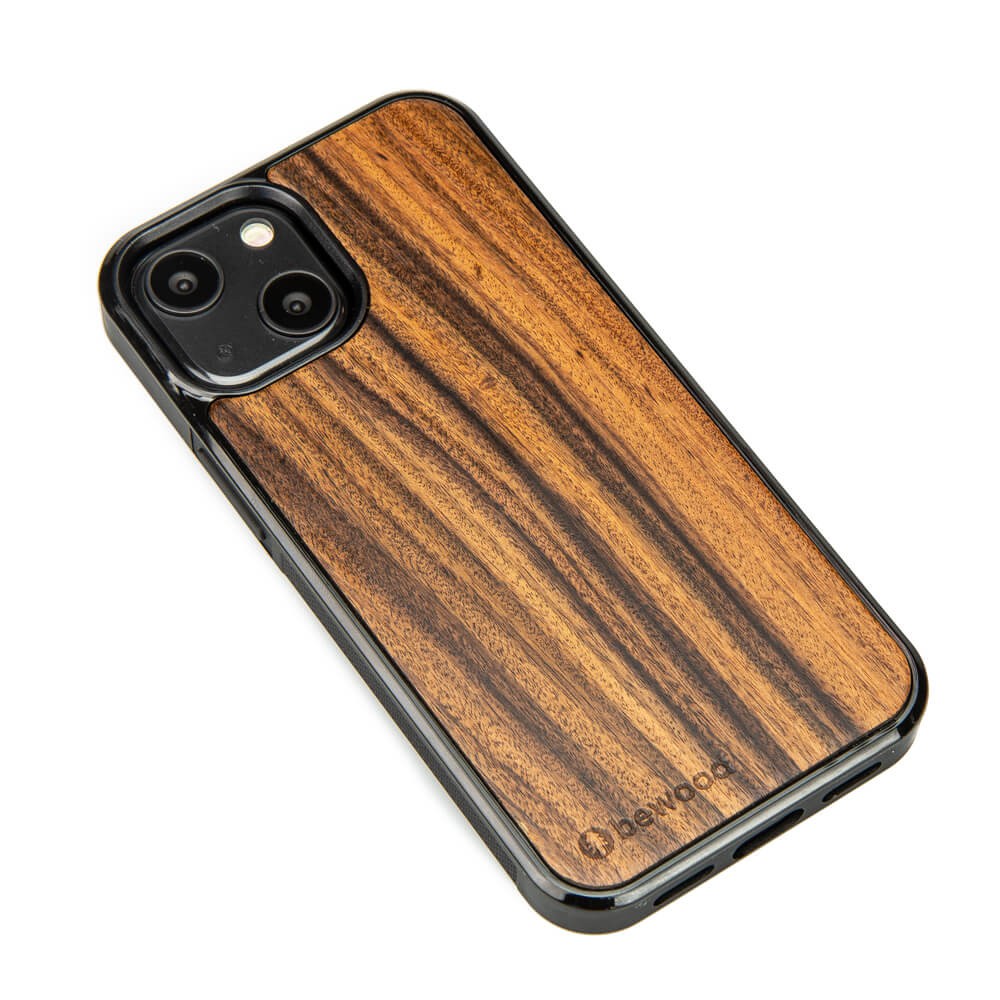 Drewniane Etui na iPhone 13 Mini PALISANDER SANTOS (2)