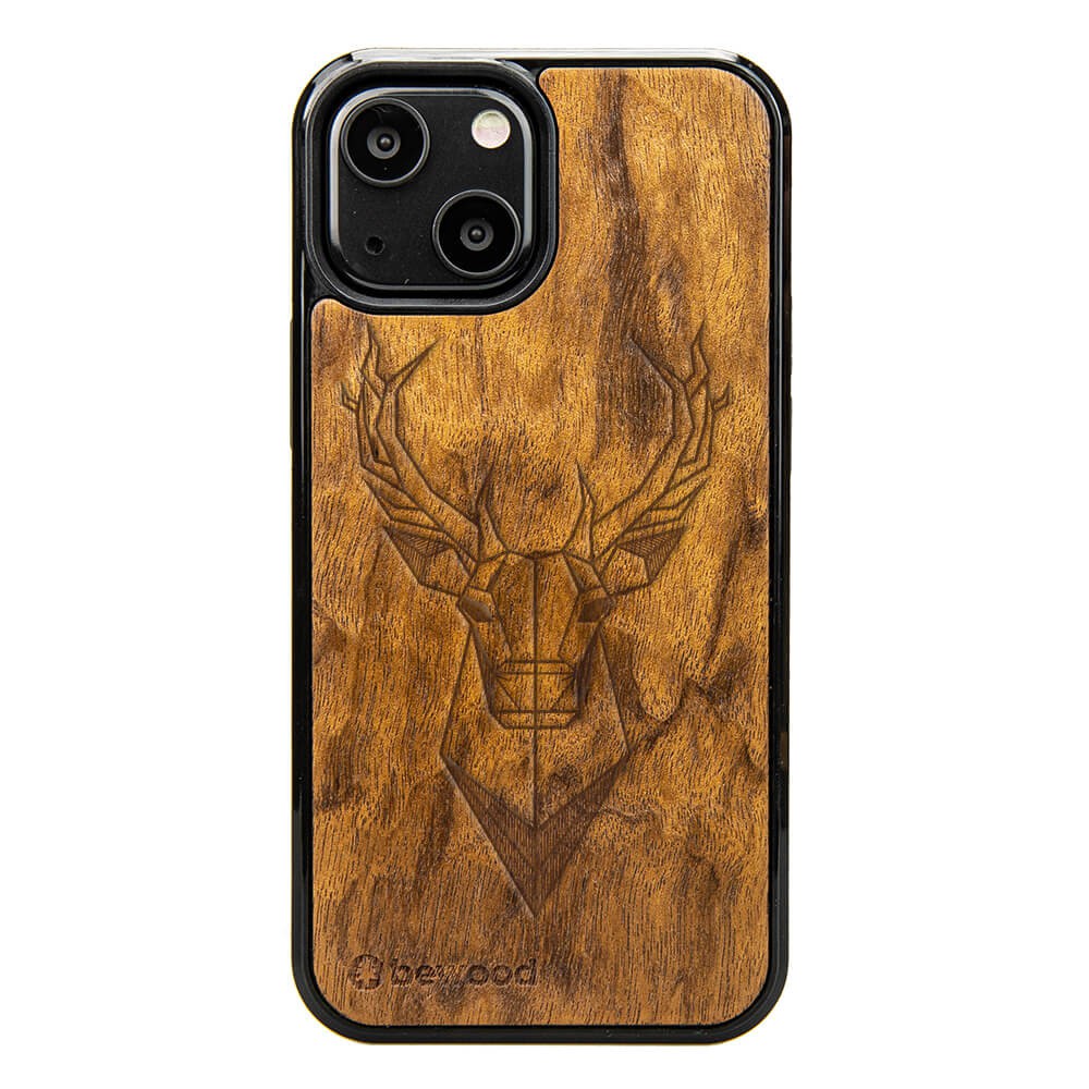 Drewniane Etui na iPhone 13 Mini JELEŃ IMBUIA (1)