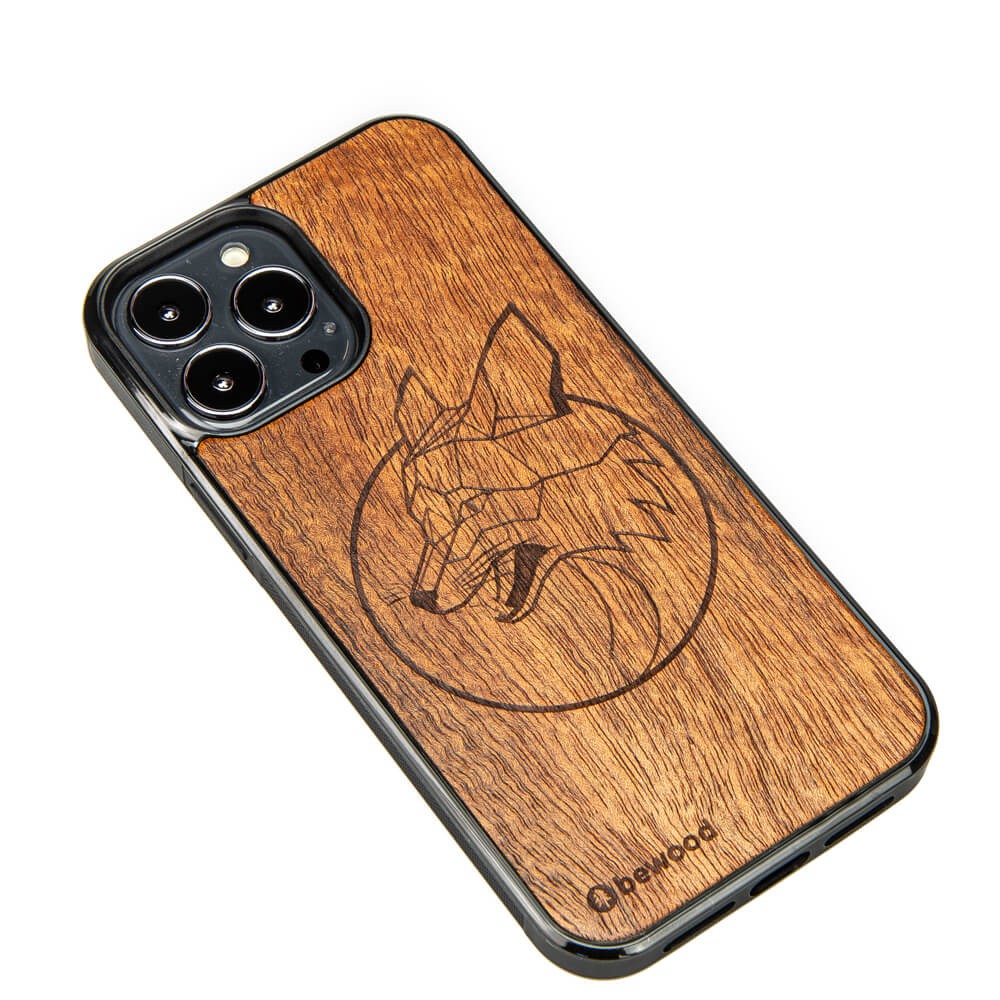 Drewniane Etui na iPhone 13 Pro Max LIS MERBAU (2)