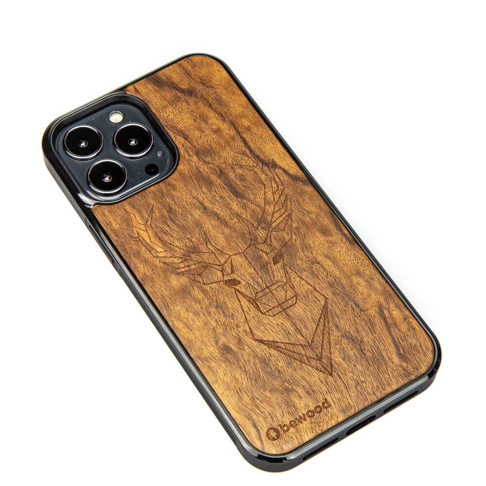 Drewniane Etui na iPhone 13 Pro Max JELEŃ IMBUIA (2)