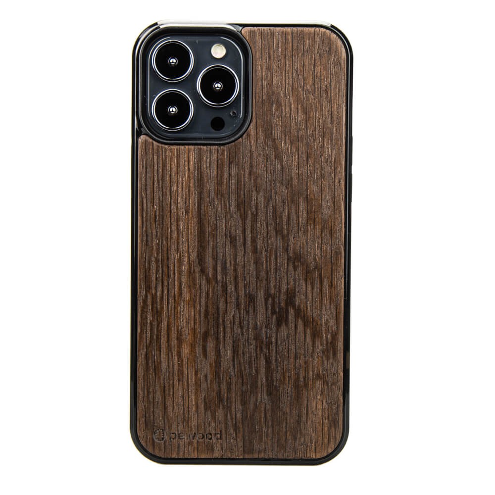 Drewniane Etui na iPhone 13 Pro Max DĄB WĘDZONY (1)