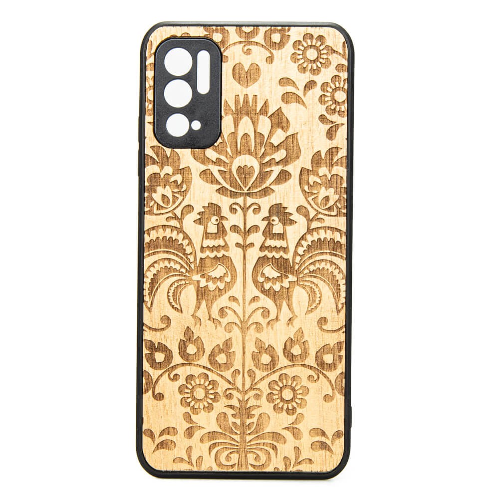 Drewniane Etui Xiaomi Redmi Note 10 5G POLSKI FOLK ANIEGRE (1)