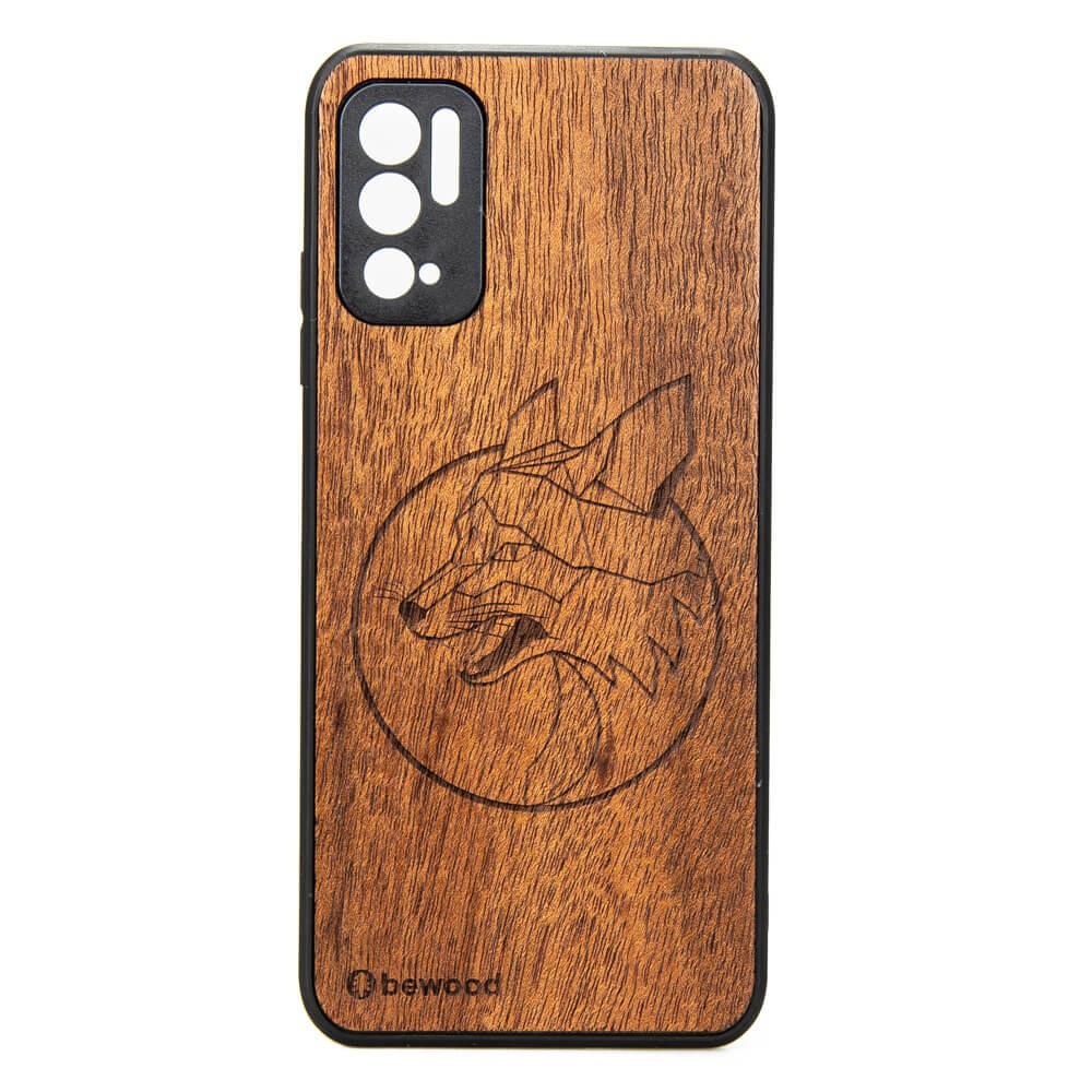 Drewniane Etui Xiaomi Redmi Note 10 5G LIS MERBAU (1)
