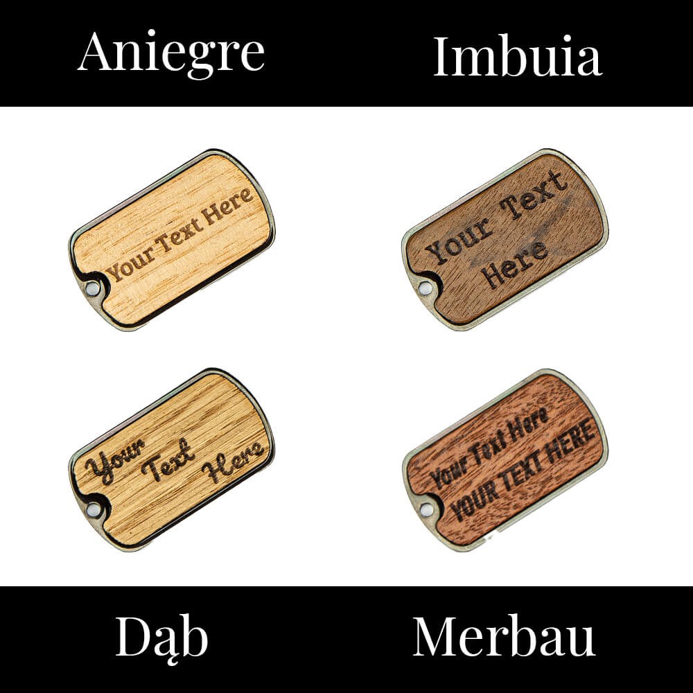 Personalizowany Brelok Bewood - Twoje Logo - Czarny (2)
