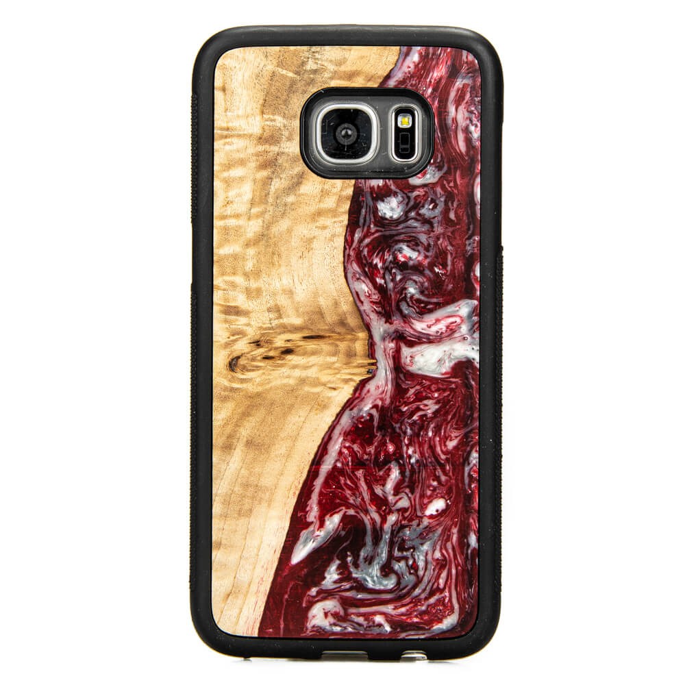 Etui Samsung Galaxy S7 Edge - Bewood Unique Red - Outlet - Ready 158 (1)