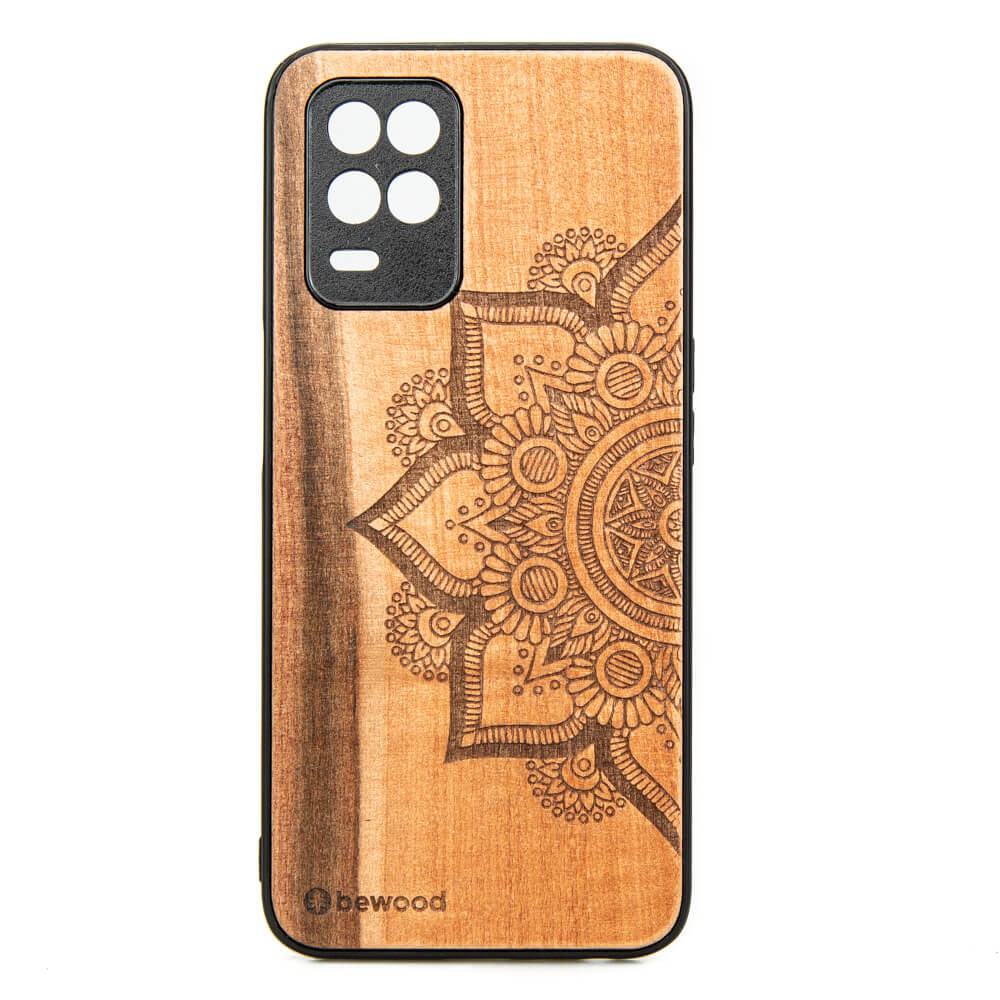 Xiaomi Realme 8 5G Mandala Apple Tree Wood Case (1)
