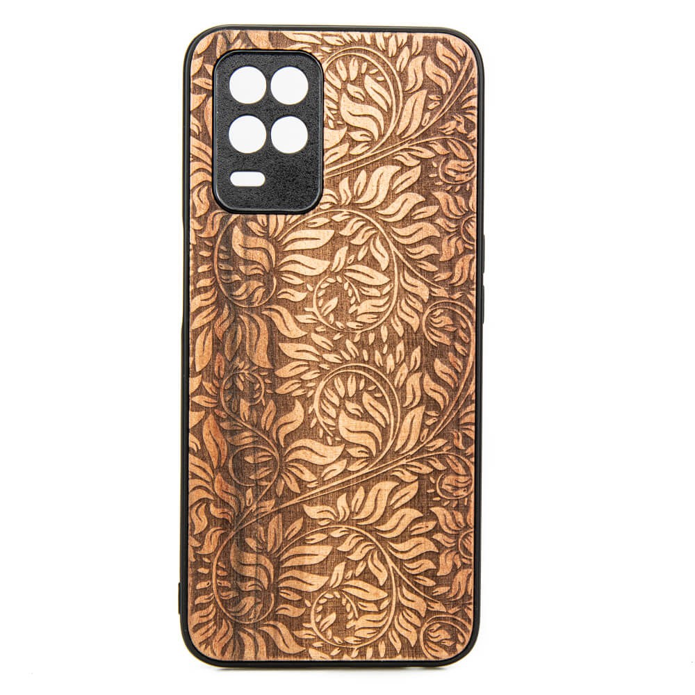 Xiaomi Realme 8 5G Leafs Apple Tree Wood Case (1)