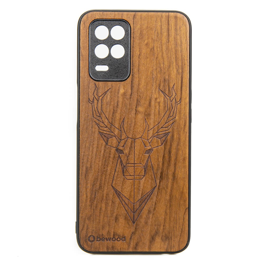 Drewniane Etui Realme 8 5G JELEŃ IMBUIA (1)