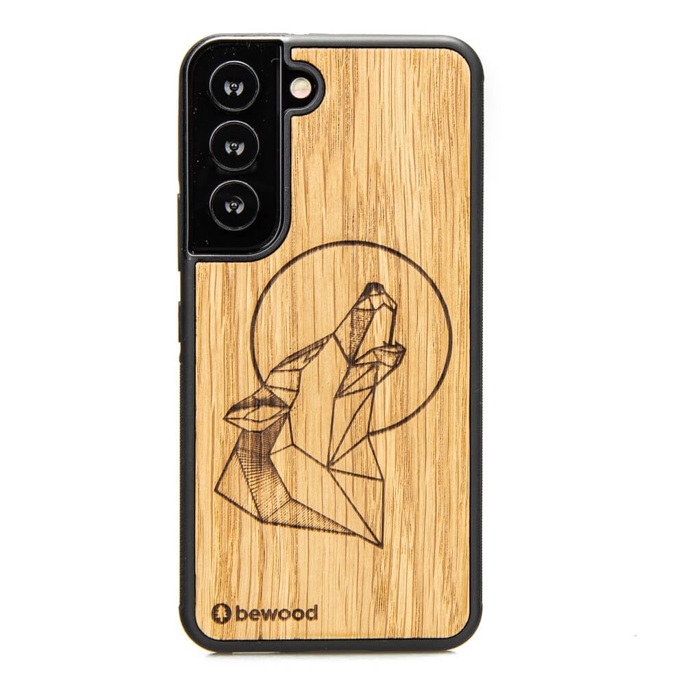 Drewniane Etui na Samsung Galaxy S22 WILK DĄB (1)