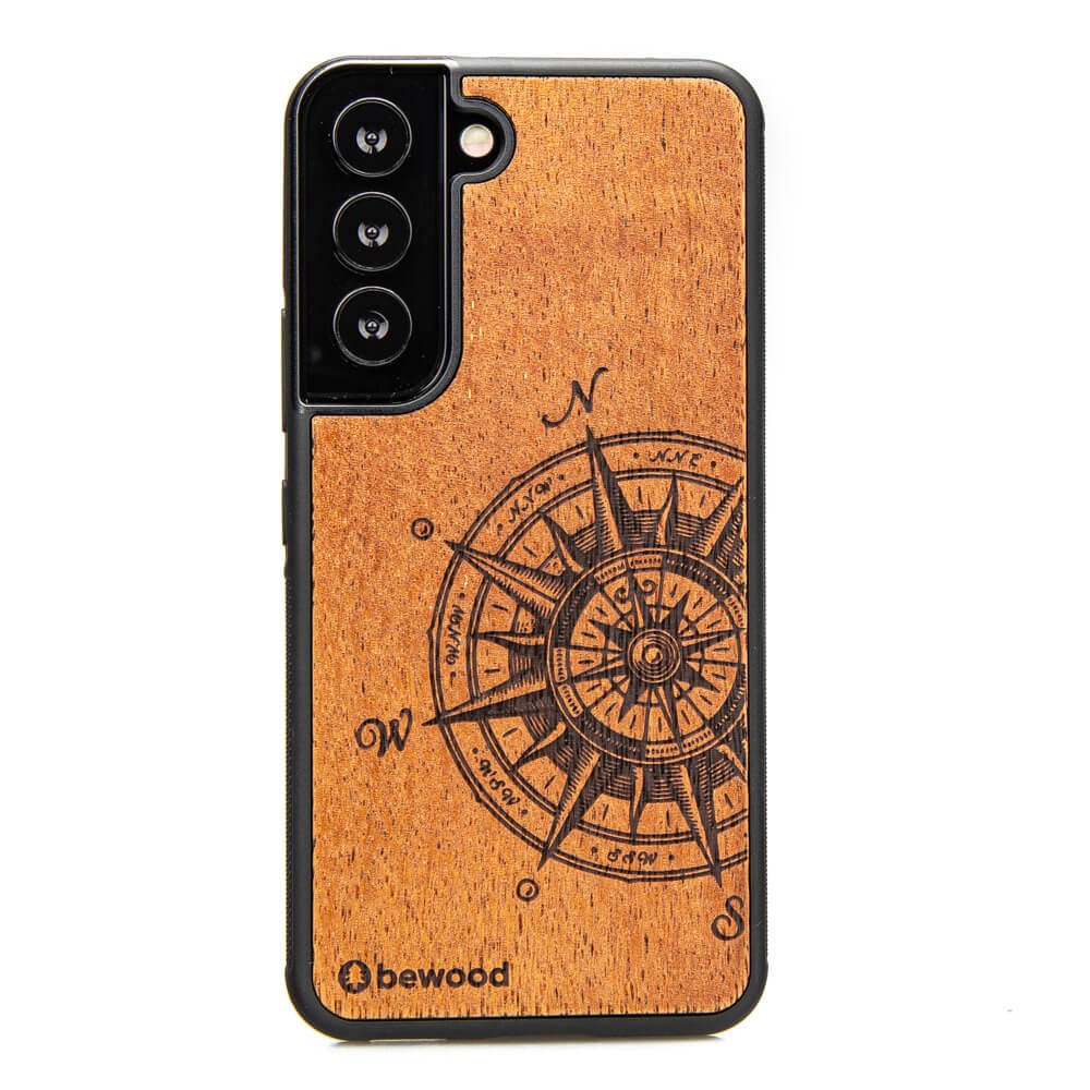 Drewniane Etui na Samsung Galaxy S22 TRAVELER MERBAU (1)