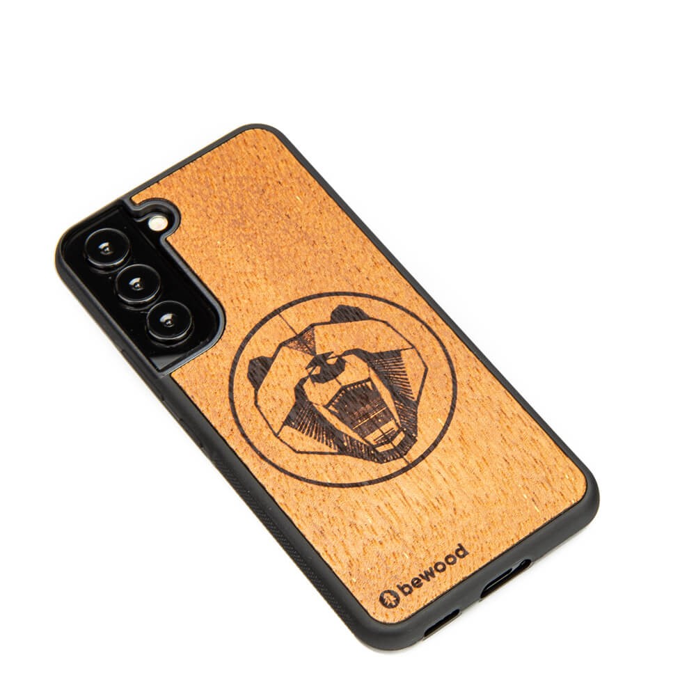 Samsung Galaxy S22 Bear Merbau Wood Case (2)