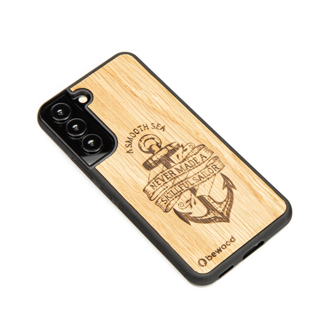 Drewniane Etui na Samsung Galaxy S22 KOTWICA DĄB (2)