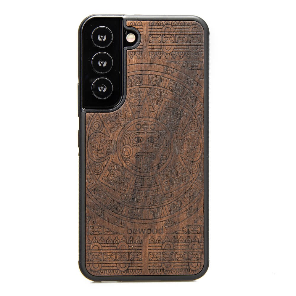 Drewniane Etui na Samsung Galaxy S22 KALENDARZ AZTECKI ZIRICOTE (1)