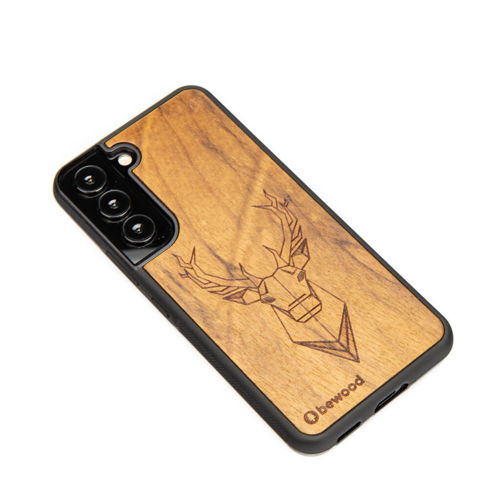 Drewniane Etui na Samsung Galaxy S22 JELEŃ IMBUIA (2)