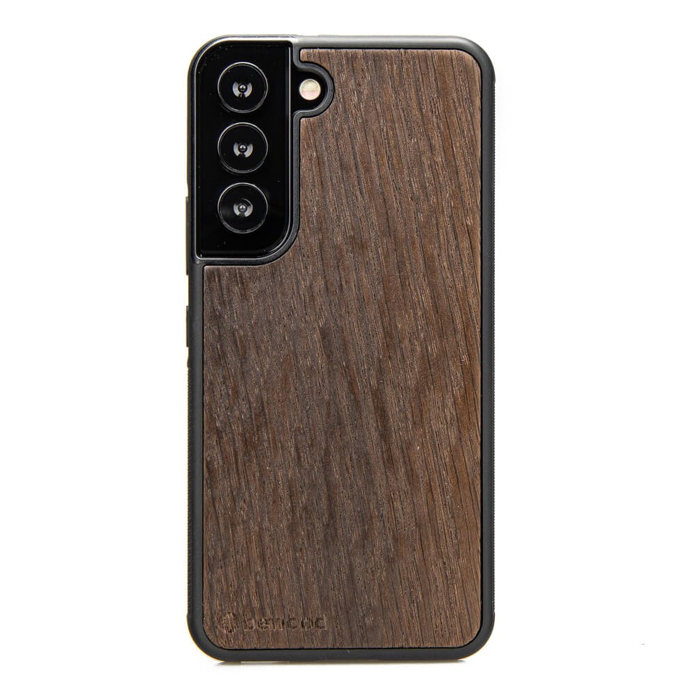 Drewniane Etui na Samsung Galaxy S22 DĄB WĘDZONY (1)