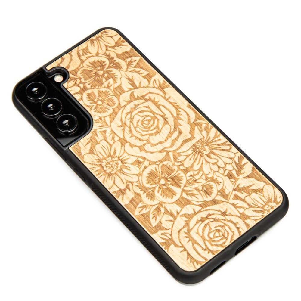 Drewniane Etui na Samsung Galaxy S22 Plus RÓŻE ANIEGRE (2)