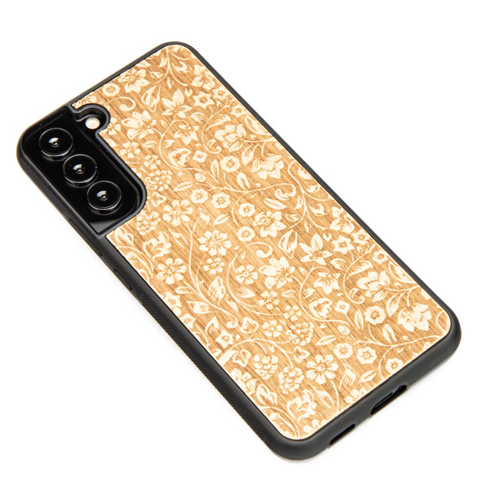 Drewniane Etui na Samsung Galaxy S22 Plus KWIATY POLNE ANIEGRE (2)