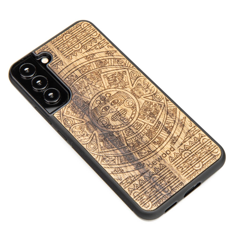 Drewniane Etui na Samsung Galaxy S22 Plus KALENDARZ AZTECKI LIMBA (2)