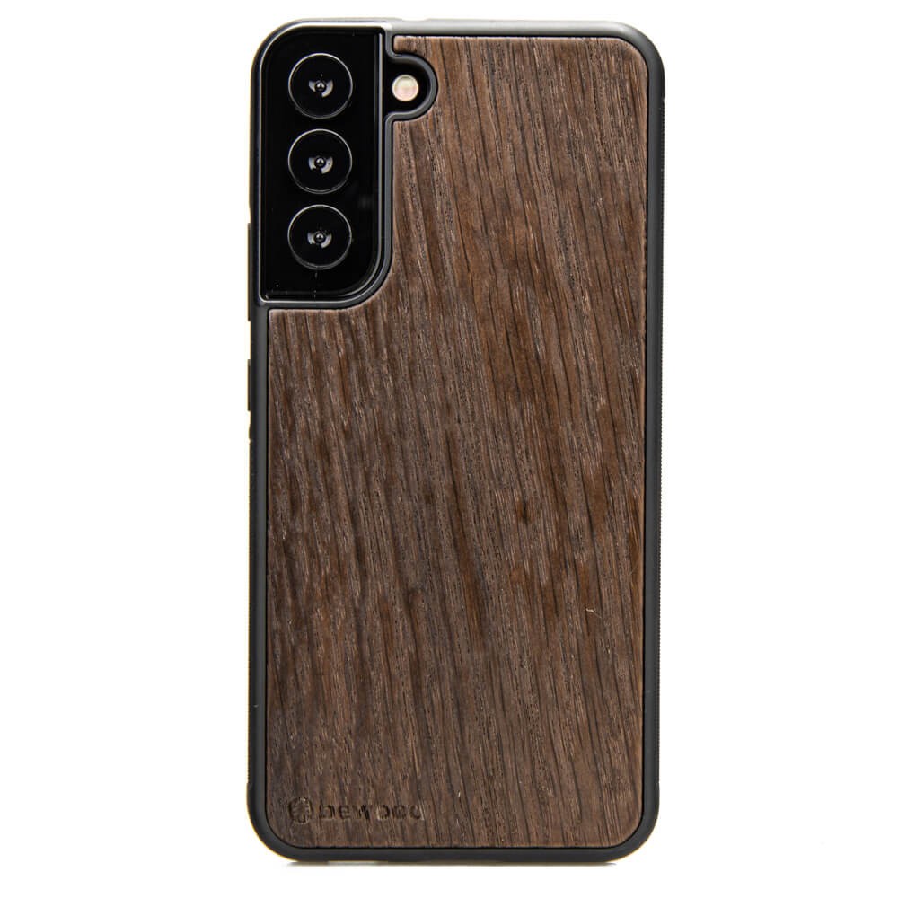 Drewniane Etui na Samsung Galaxy S22 Plus DĄB WĘDZONY (1)