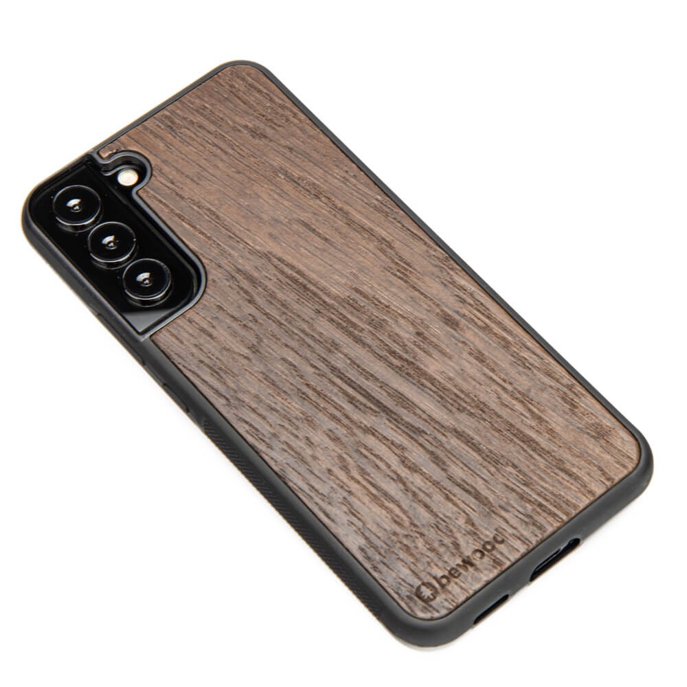 Drewniane Etui na Samsung Galaxy S22 Plus DĄB WĘDZONY (2)